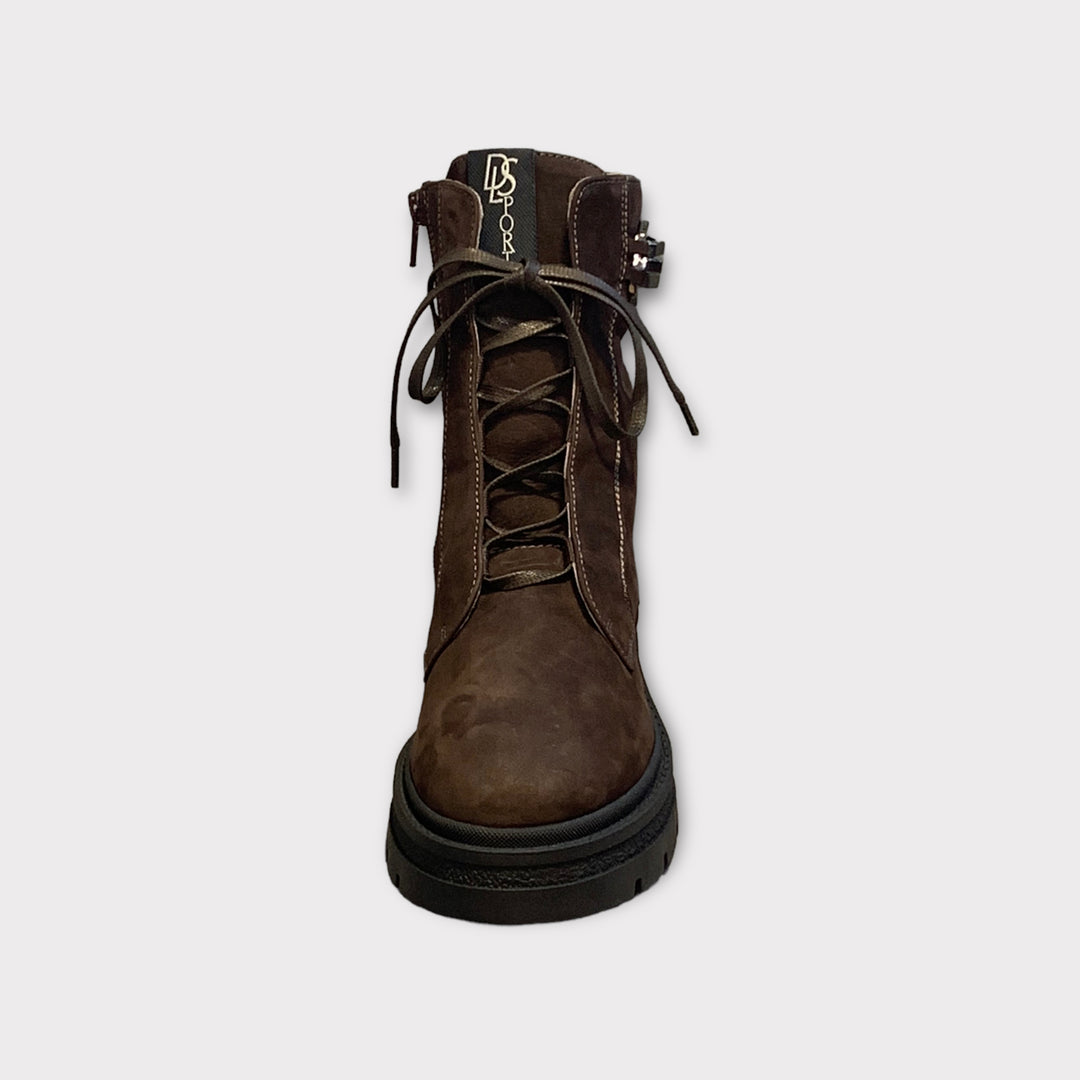 DL Sport Lace Up Boot Chocolate