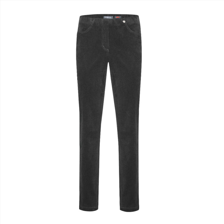 Robell Bella Cord Trousers Grey