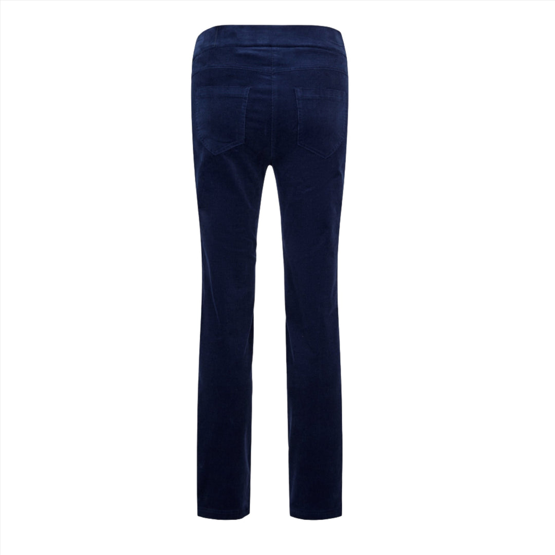 Robell Rose Cord Trousers Navy