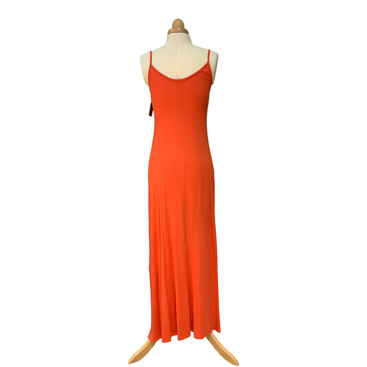 Maria Villalobos Long Slip Dress Coral