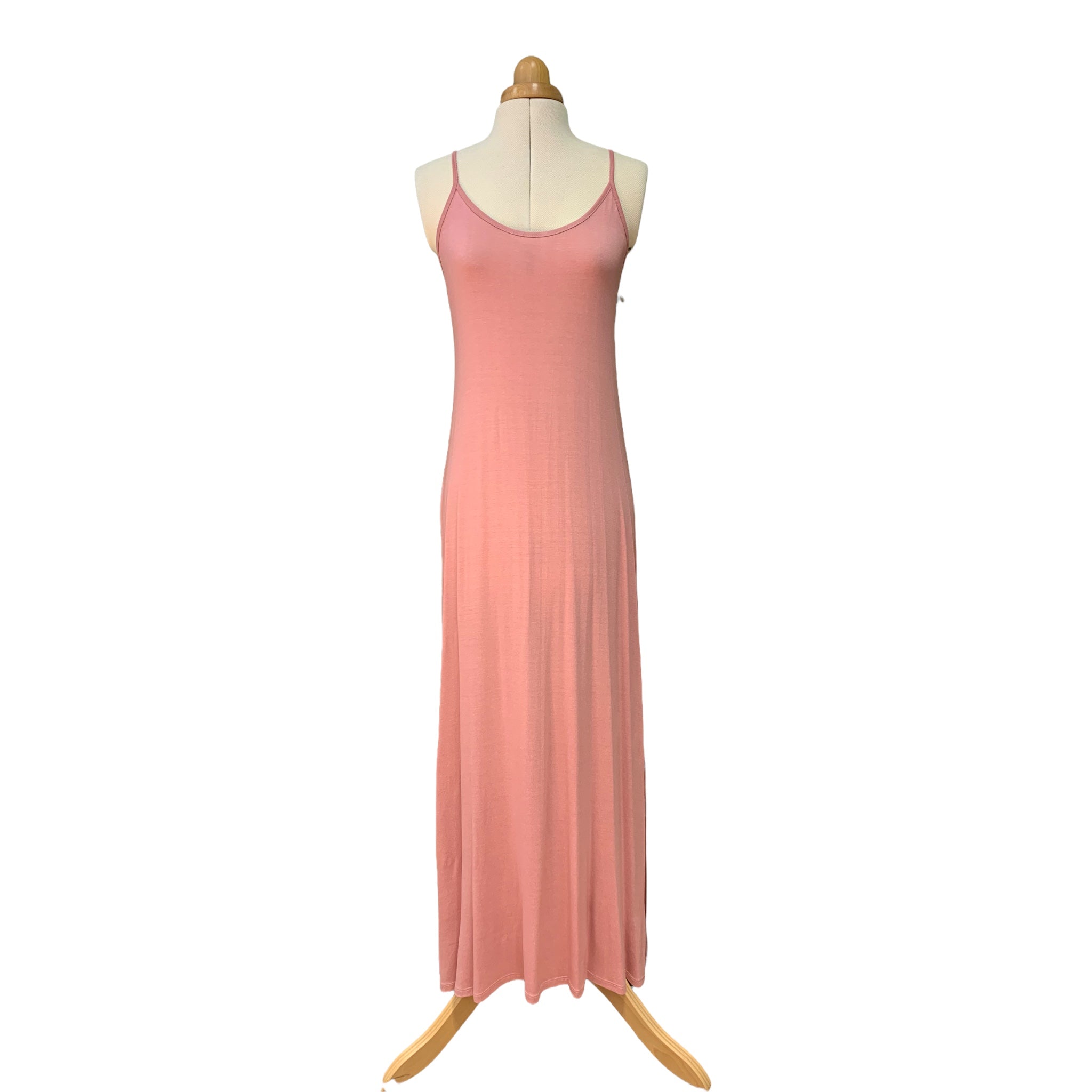 Maria Villalobos Long Slip Dress Pink
