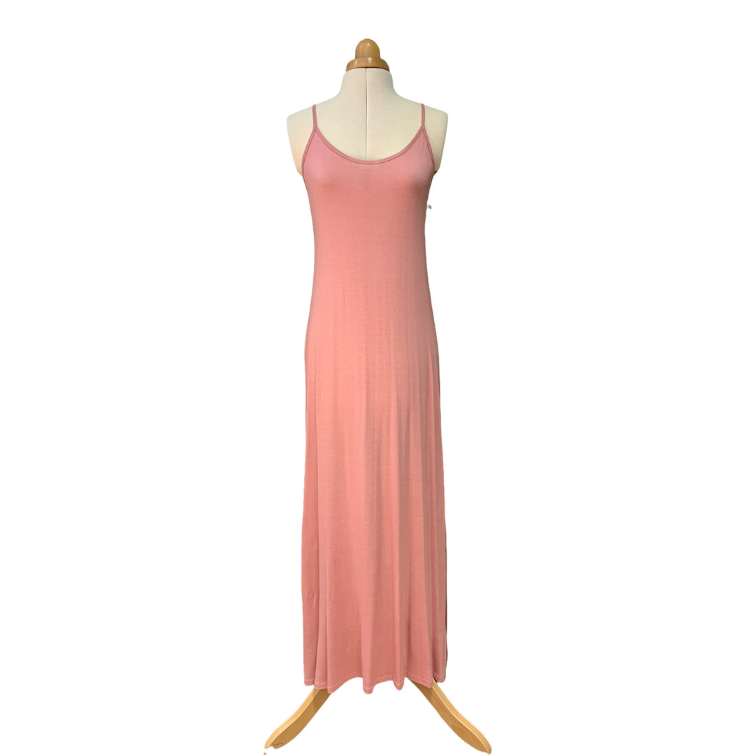 Maria Villalobos Long Slip Dress Pink